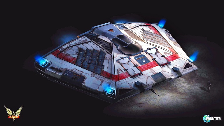 Image of the Sidewinder from Elite Dangerous